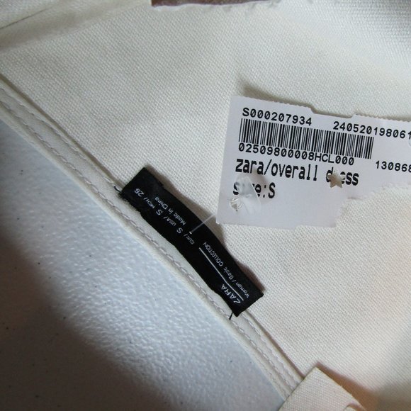 Zara Overall Mini Dress Faux Leather - Picture 11 of 12